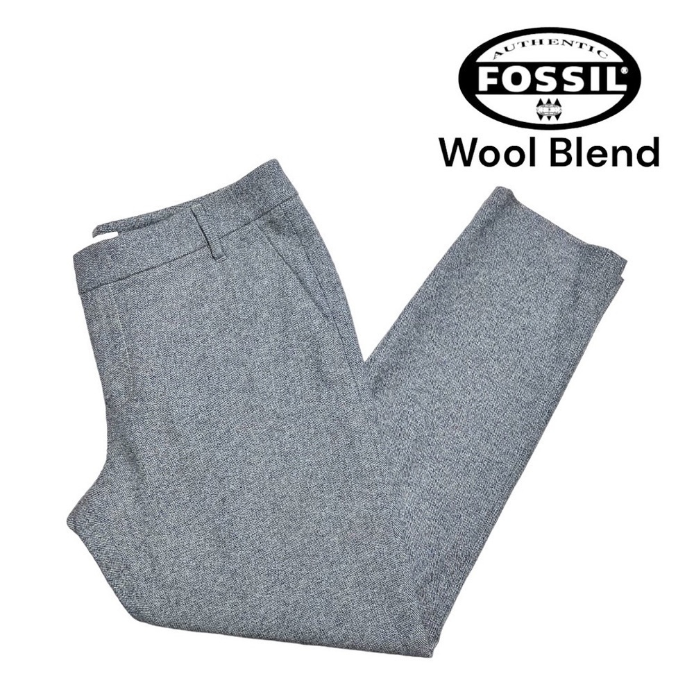FOSSIL (NWT) Women’s Tweed Wool Blend Trousers Size 10